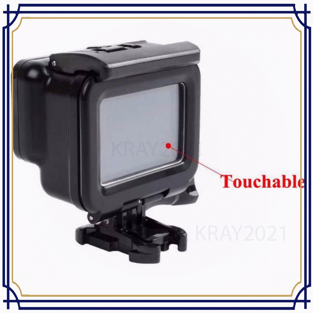 Touchscreen Waterproof Case 60m for GoPro Hero 5/6/7