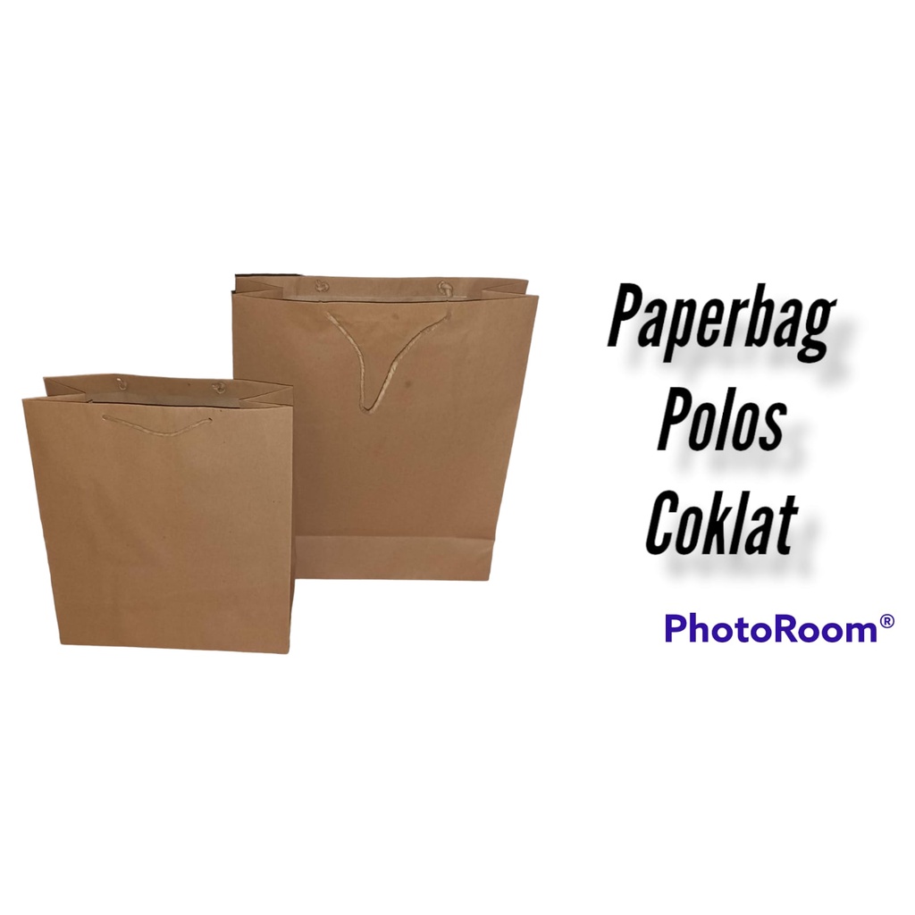 

PAPERBAG COKLAT POLOS MURAH