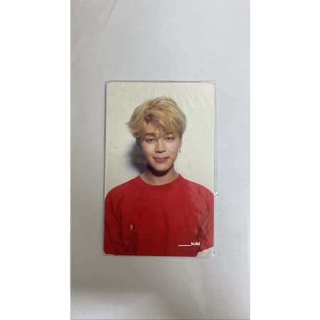 Photocard PC Park Jimin BTS Love Yourself Her