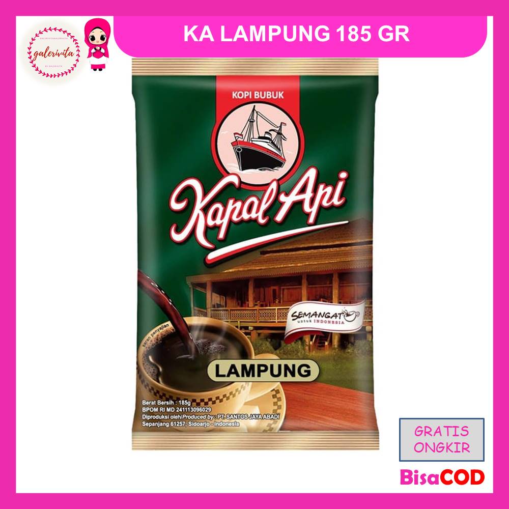 

Kapal Api Kopi Bubuk Lampung 185 Gr