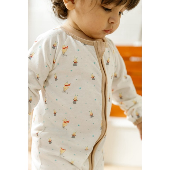 Kottonville Azuki Sleepsuit Zipper 0-2 Tahun Pastel Color CBKS