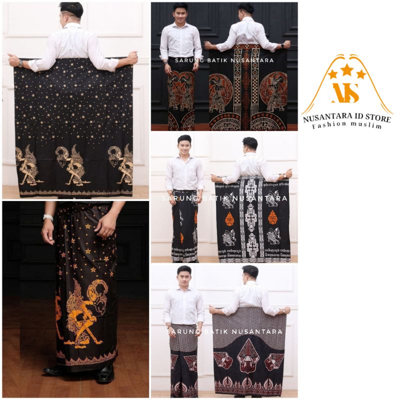 Sarung Batik Wayang//Sarung Wayang//Sarung Batik Murah