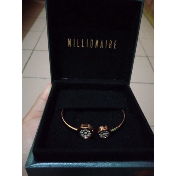 GELANG KESEHATAN ORI MCI ROSEGOLD PRELOVED SECOND