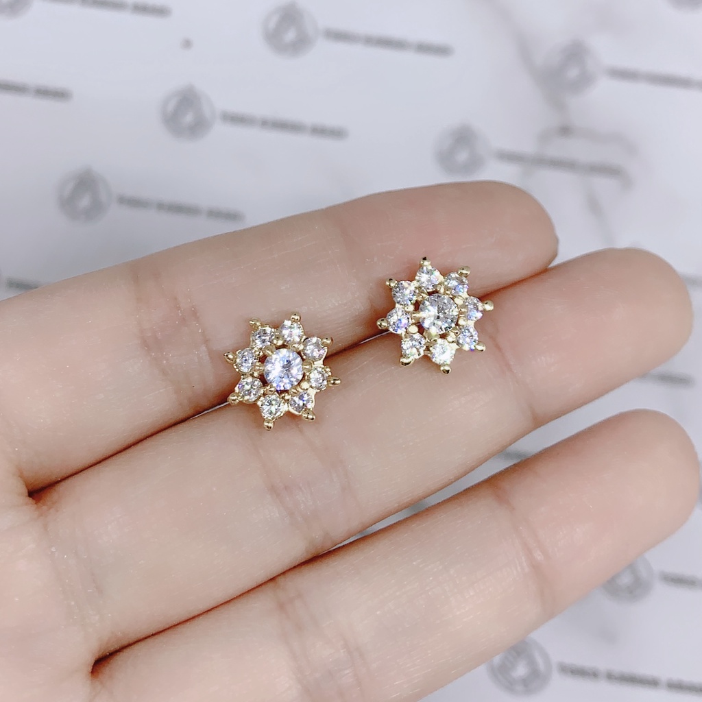 Anting Xuping Gold Perhiasan Fashion Wanita Model Permata Love Bunga *51