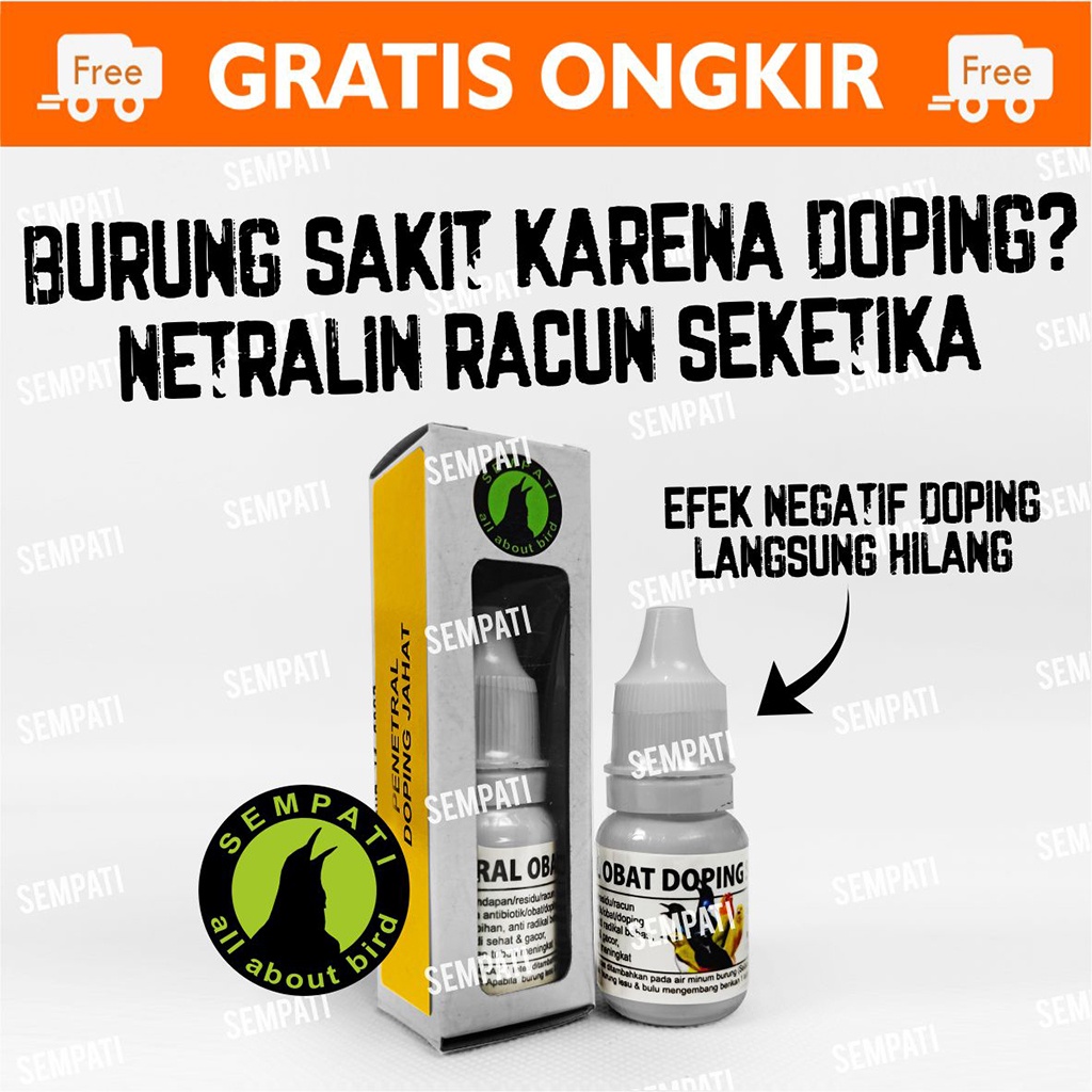 PENETRAL OBAT DOPING SEMPATI MENETRALISIR ANTI BIOTIK ANTI OKSIDAN JAHAT BURUNG MURAI KACER DLL