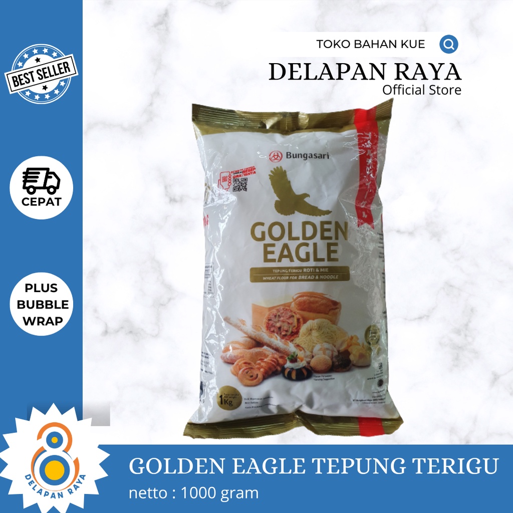 

GOLDEN EAGLE TEPUNG TERIGU 1KG - 8Raya