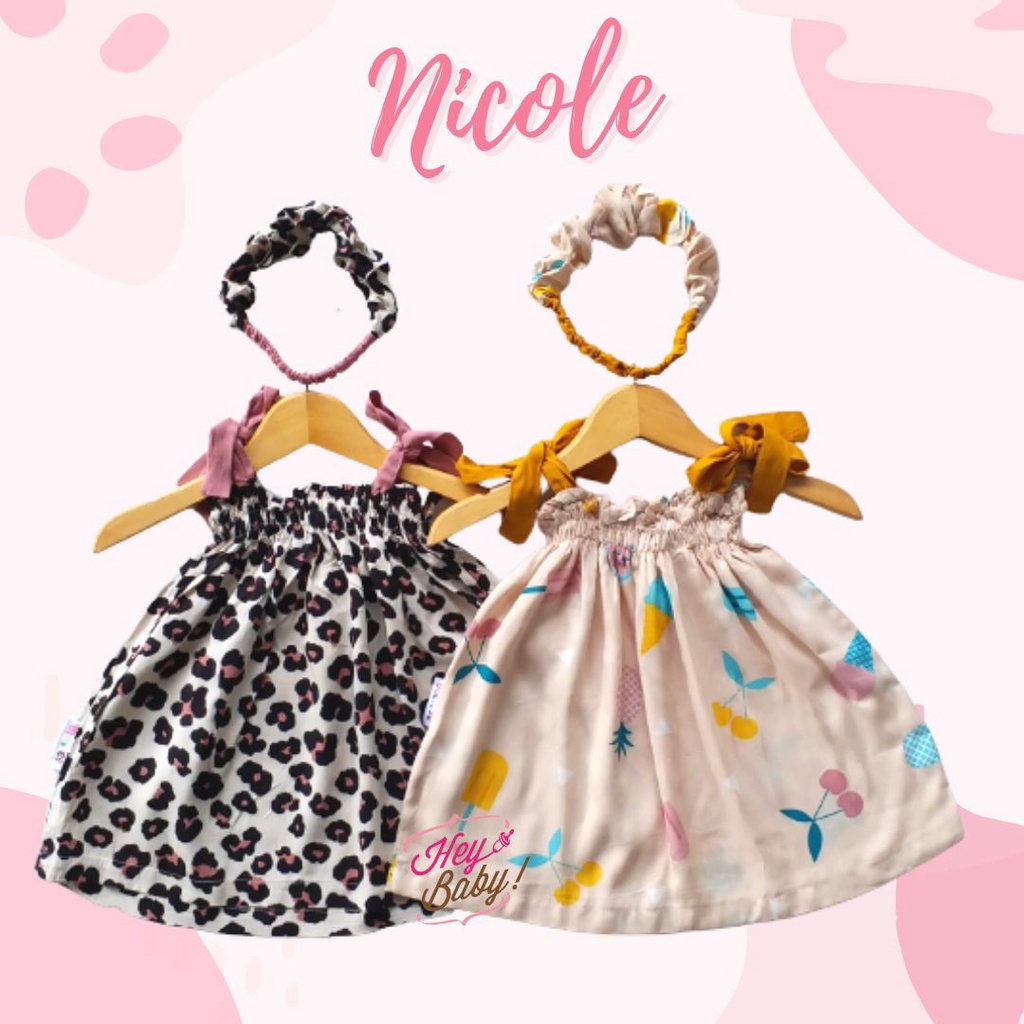 Baju Baby Cewek Model Rayon Murah Dress Batik Bayi Perempuan Model Kekinian Terbaru