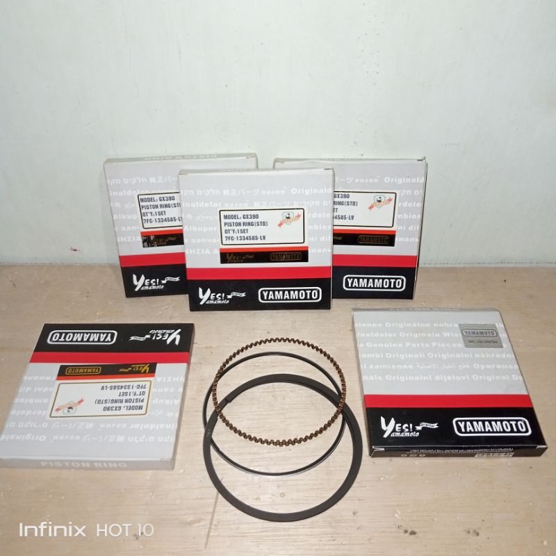 Ring piston.ring seher gx390.merk yamamoto