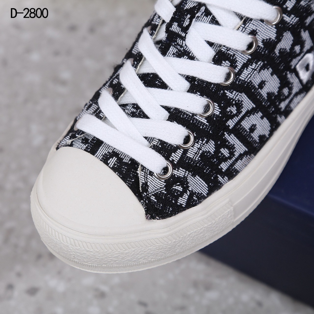 DR Top Sneaker Embroidered Cotton Oblique D-2800