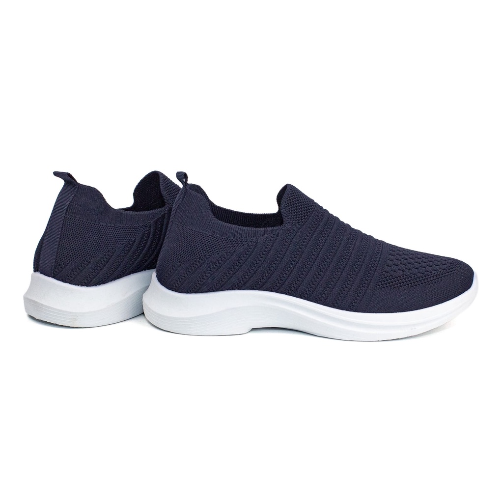 Sepatu Slip On Pria Rajut Import Sport Shoes Nyaman Ringan Model Terbaru SL933-W