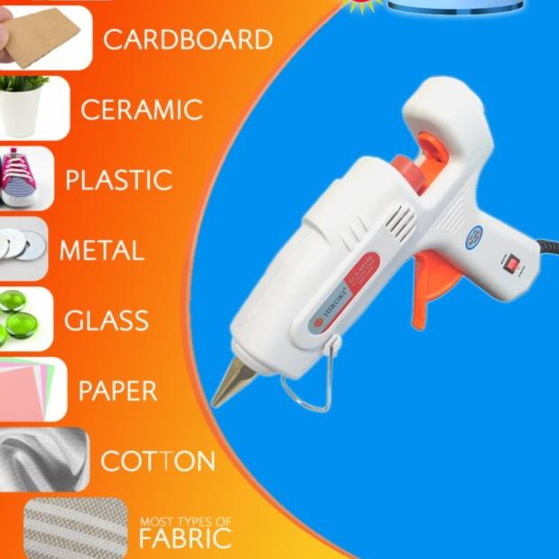 

HIROKI Glue Gun Pistol Tembak Lem Stik Stick Fast Heater 60-100 W