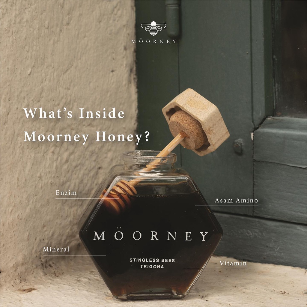 Moorney Honey In Jar 300 Gr