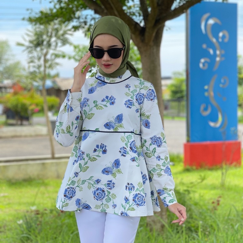 DIANDRA Blouse batik lapis tricot