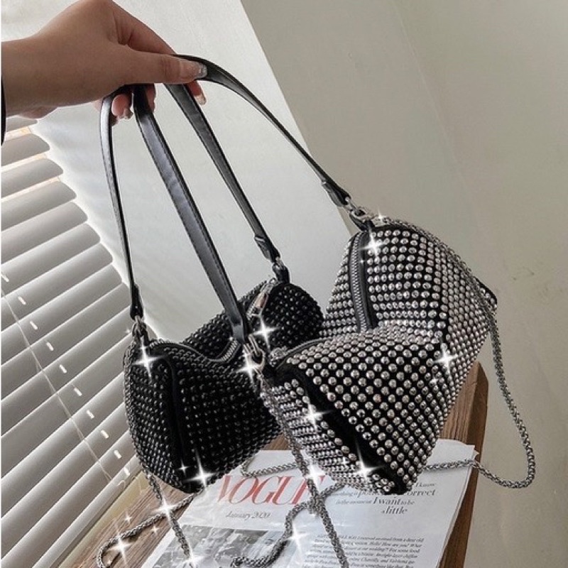 [ READY STOCK ] Fazaa Bling Shoulder Bag