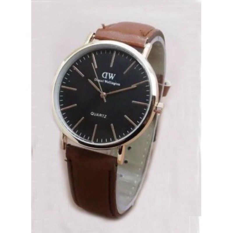 JAM TANGAN WANITA DAN PRIA KAPEL/JAM TANGAN TALI KULIT/JAM TANGAN KOREA KEKINIAN/JAM TANGAN WANITA D