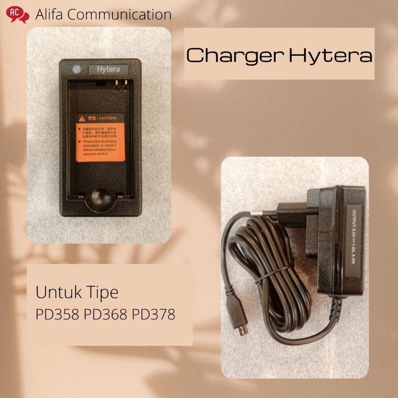 Charger Hytera PD358 PD368 PD378 Original