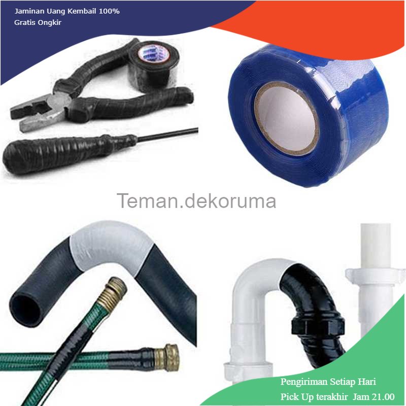 TD - PR2 Alloet Lakban Isolasi Pipa Ledeng Waterproof 25 mm x 3 m - A92-17