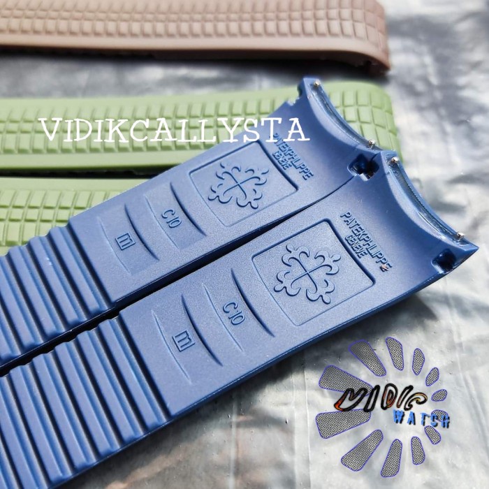 STRAP TALI JAM TANGAN PATEK PHILIPE AQUANAUT RUBBER STRAP