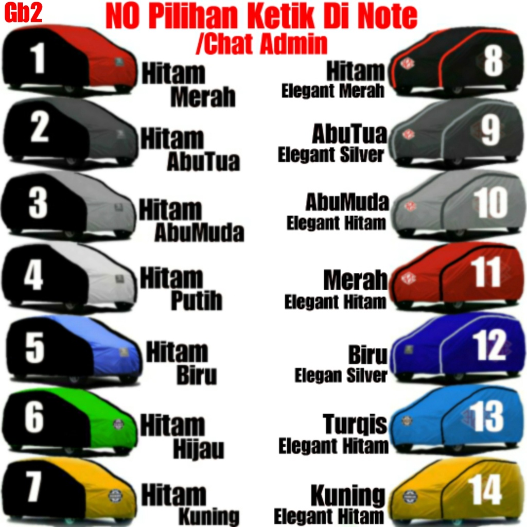 COVER MOBIL/SARUNG MOBIL AVANZA,RUSH,ERTIGA,XPANDER,LGX,CRV,INNOVA,SIGRA,MOBILIO,HRV,BRV,CALYA,,DLL