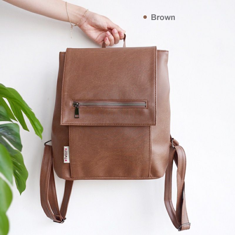 [PRELOVED | Bisa COD] Adera Ransel - Tweelyforbag - Tas Ransel Wanita - Tas Wanita Kulit Sintesis De