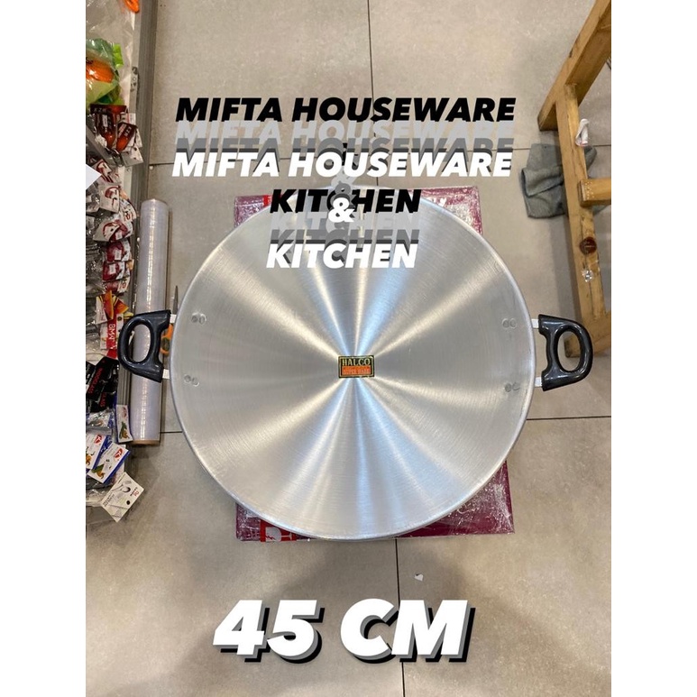 Kuali Wajan Penggorengan 45cm Aluminium Halco A 701