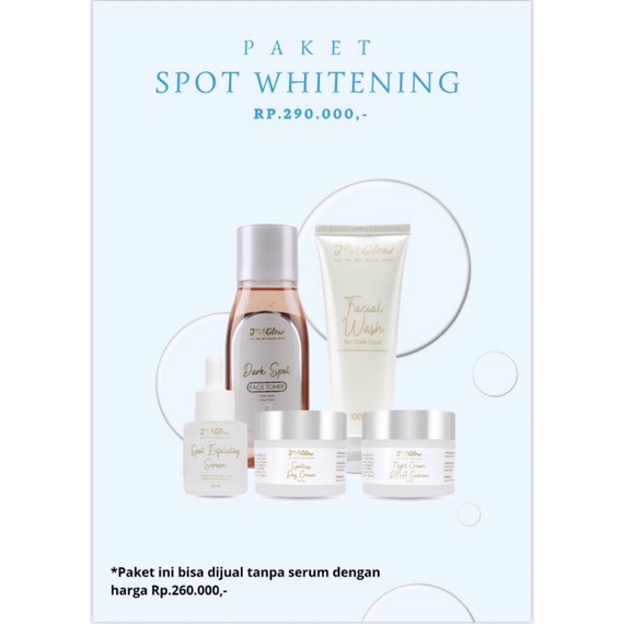 Jglow Paket Flek / paket flek+serum