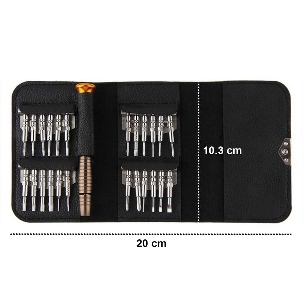 Obeng Set 25 in 1 Reparasi Smartphone Torx