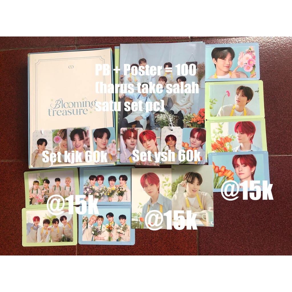 Photocard Photobook Photostand Blooming Treasure Hyunsuk Yoshi Junkyu Mashiho Jaehyuk Asahi Yedam Ju