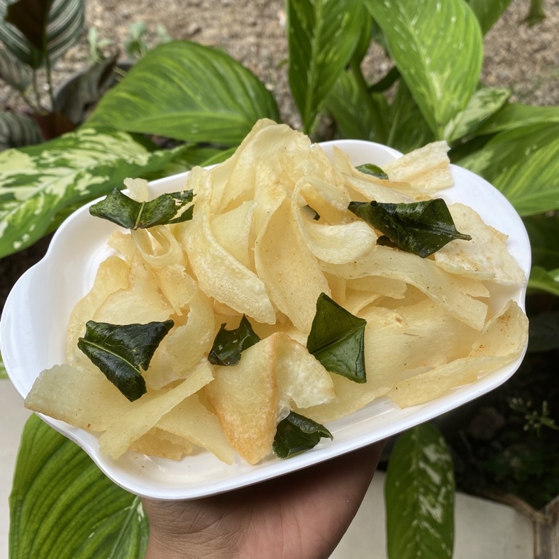 

keripik singkong daun jeruk 250gr / keripik singkong empuk / keripik enak / keripik daun jeruk / aneka keripik