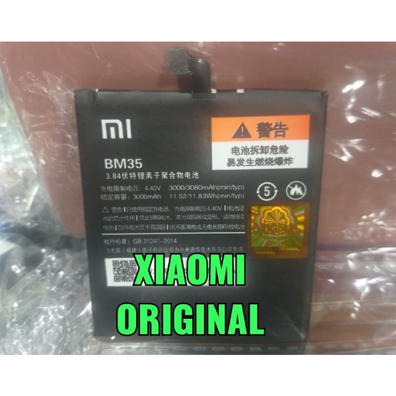 Baterai Xiaomi Redmi Original BN30 / BN31 / BN34 / BN35 / BN37 / BN40 / BN42 / BN43 / BN44 / BN45 / BN48 / BN51 / BM10 / BM20 / BM21 / BM32 / BM33 / BM35 / BM37 / BM40 / BM41 / BM42 / BM43 / BM44 / BM45 / BM46 / BM47