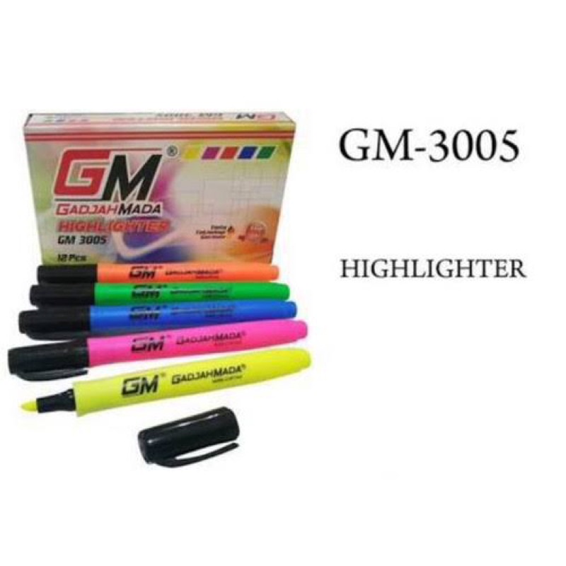 

stabilo highlighter gadjah mada gm3005