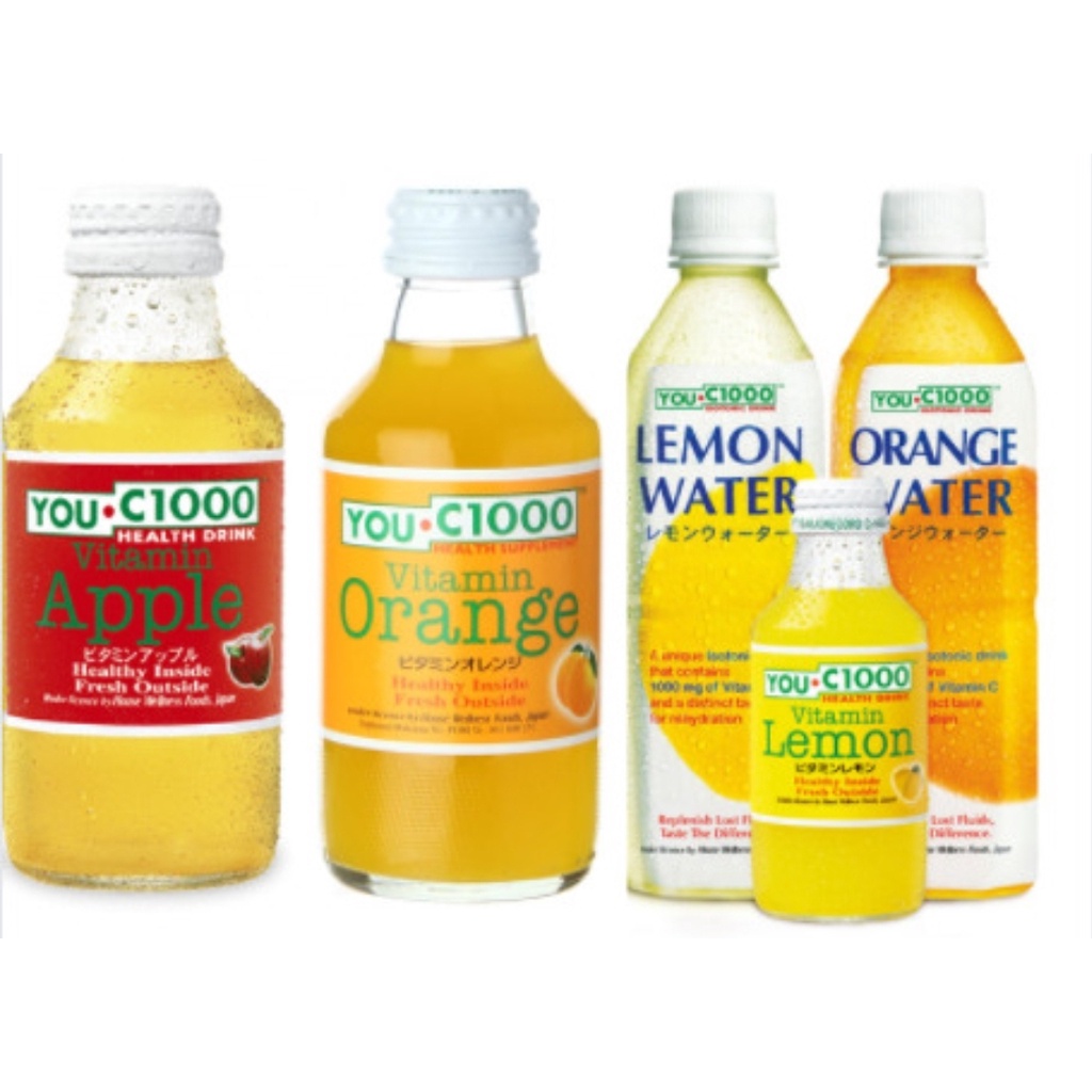 

YOU C 1000 All Varian 140 Ml ~ Minuman dengan Kandungan Vitamin C..Menyegarkan Badan [HERBALStore]