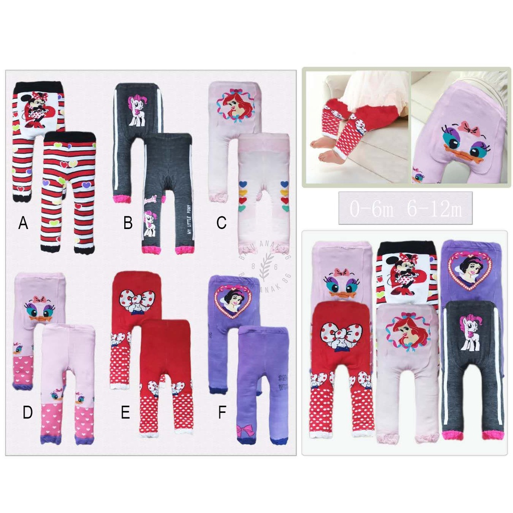 Legging Bayi Cotton Rich Tights Girl - 022.4457