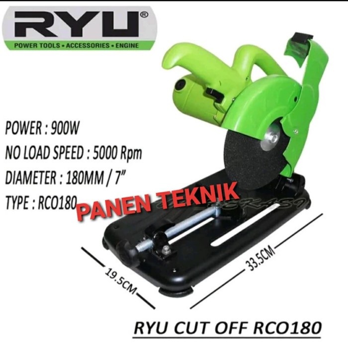 Cut Off Ryu Rco 180 Mesin Potong Besi 7 Inch