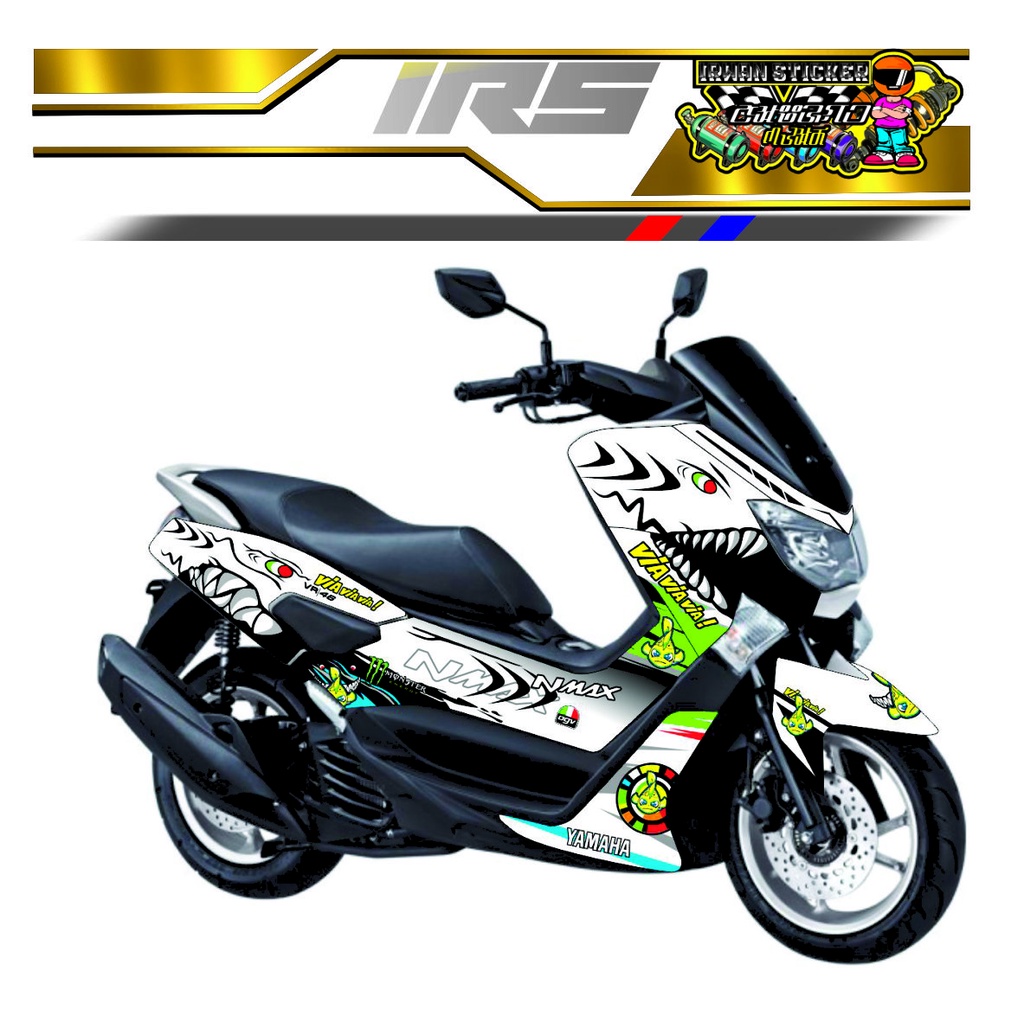 Stiker Decal Motor Nmax Old Desain VR46 Sticker Decal Full Body