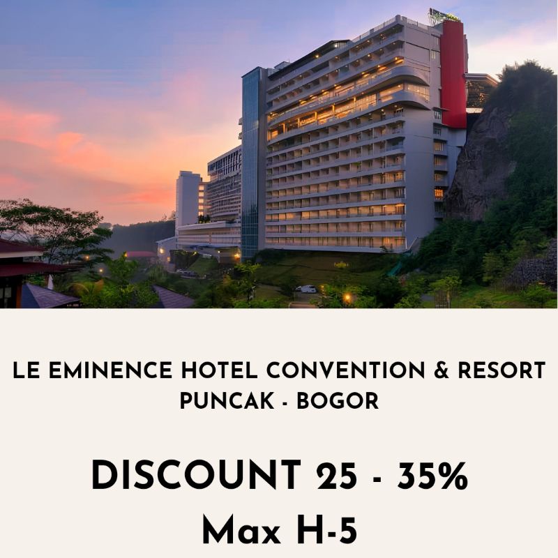 Voucher Hotel Le Eminence Convention Puncak Bogor