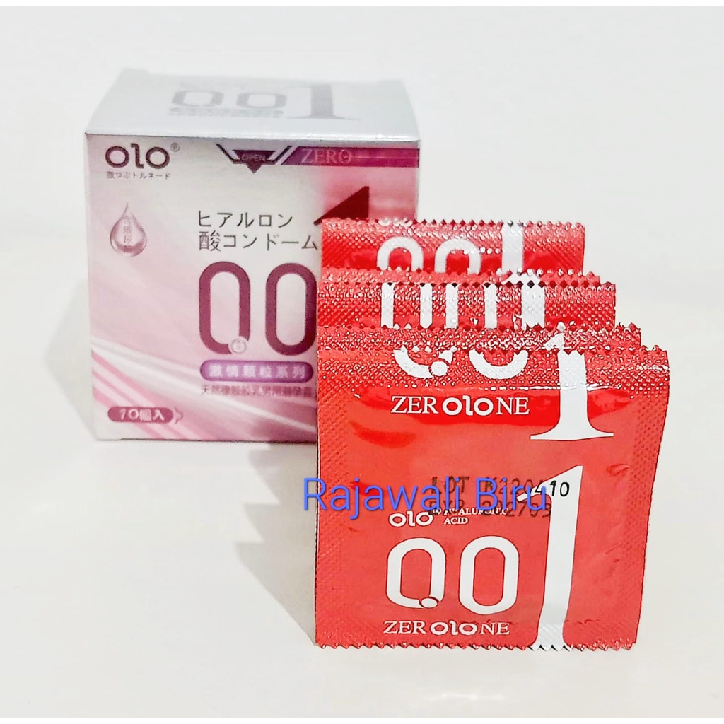 Kondom OLO 10 Pcs | Zero Blue Ultrathin | Zero Pink Climax | Zero Gold Performance