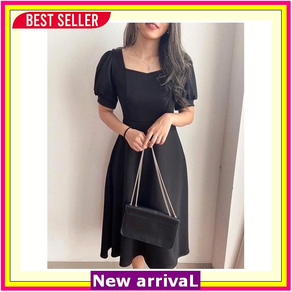 Gaun Pesta Dress Wanita Remaja Dewasa Dress Wanita Terbaru Model 2022 Baju Wanita Kondangan Natal [D