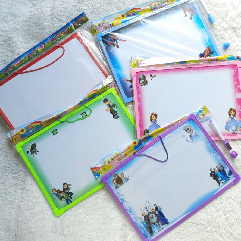 Papan tulis magnet kecil fancy whiteboard karakter