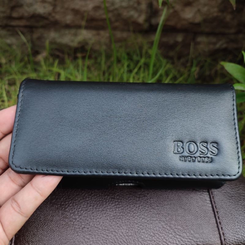 Dompet Hp Pinggang Kulit Sapi Asli Model Miring