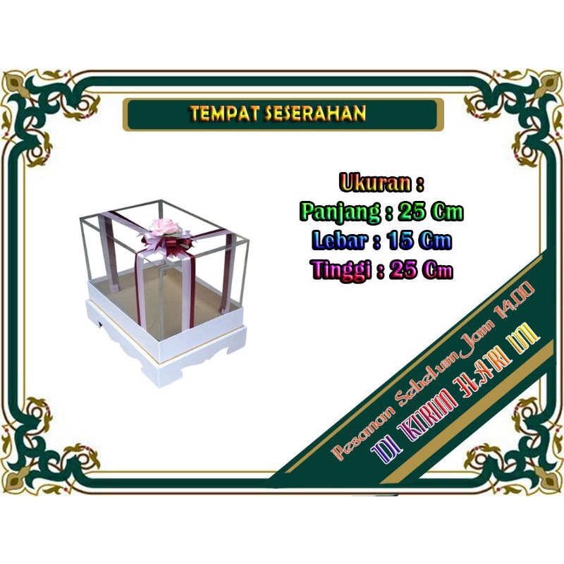 TEMPAT SESERAHAN PERNIKAHAN LAMARAN BOX SESERAHAN KOTAK HANTARAN KOTAK SESERAHAN BOX HANTARAN