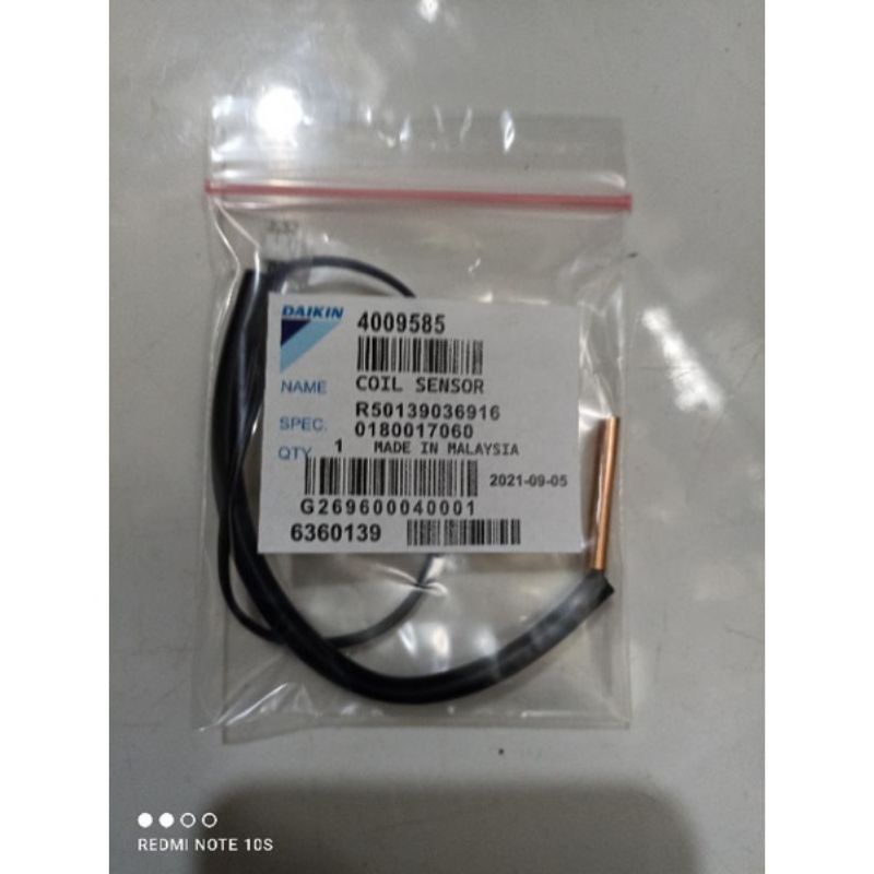 TERMISTOR AC Daikin Malaysia soket kecil 1/2-2pk original