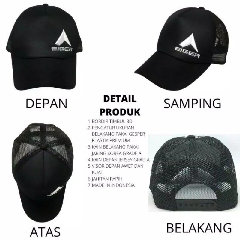 TOPI JARING TRUCKER DISTRO PRIA WANITA DEWASA