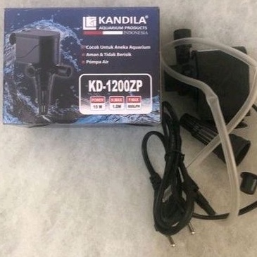 MESIN FILTER AKUARIUM TIDAK BERISIK KANDILA KD-1200 ZP WATER PUMP POMPA AIR CELUP FILTER AQUARIUM HIDROPONIK