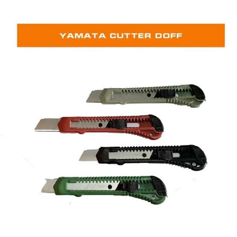 

Pisau Cuter Pemotong YAMATA Cutter Besar Dus ATK Kater