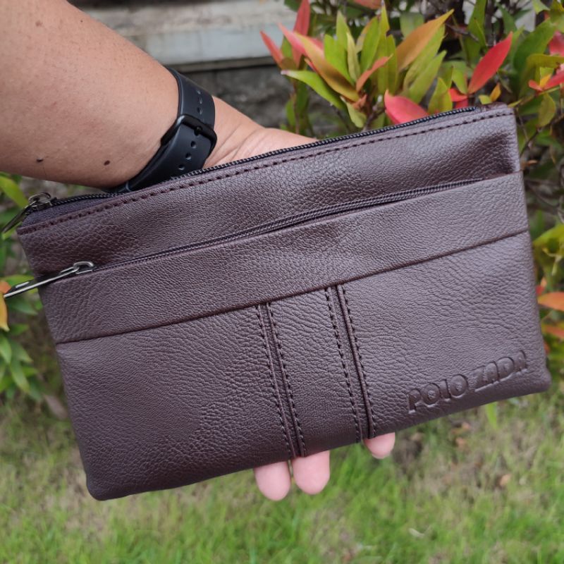 Handbag Pria Original P0lozada Premium | Clutch Pria Kulit Sintetis Premium