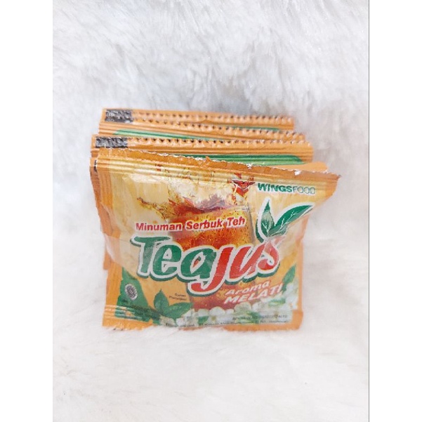 

teajus rasa aroma melati 7gr isi 10pcs