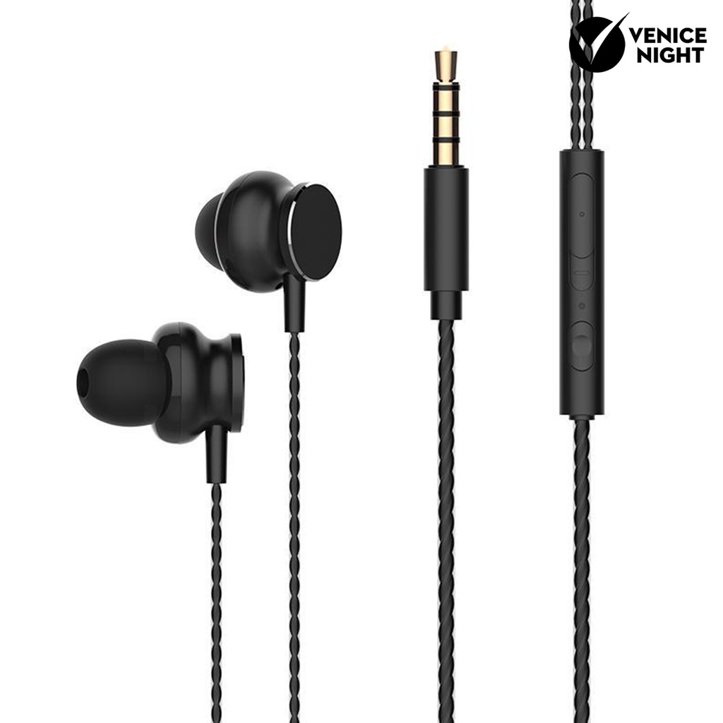 (VNEP) (Berkabel) Universal Heavy Bass In-ear Earphone Noise Reduction Earbud dengan Mic