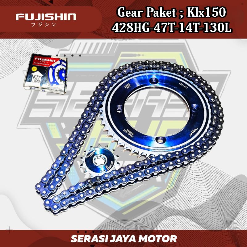 Fujishin GEAR PAKET KLX150 Trail (428HG-47T-14T-130L)