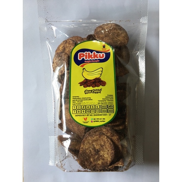 

pikku/keripikpisangku/rasacoklat/100gram